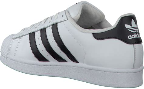 adidas schoenen leer heren wit|Witte sneakers voor heren .